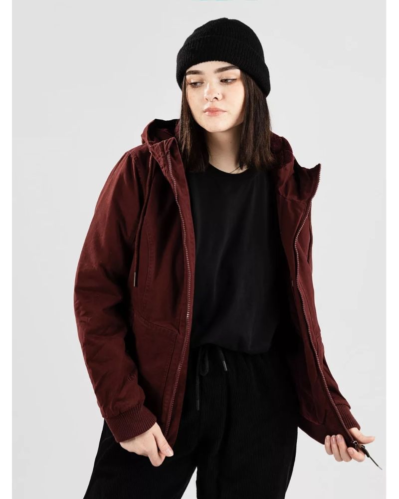 Geaca Iarna Kazane Smoky Port Royale Red