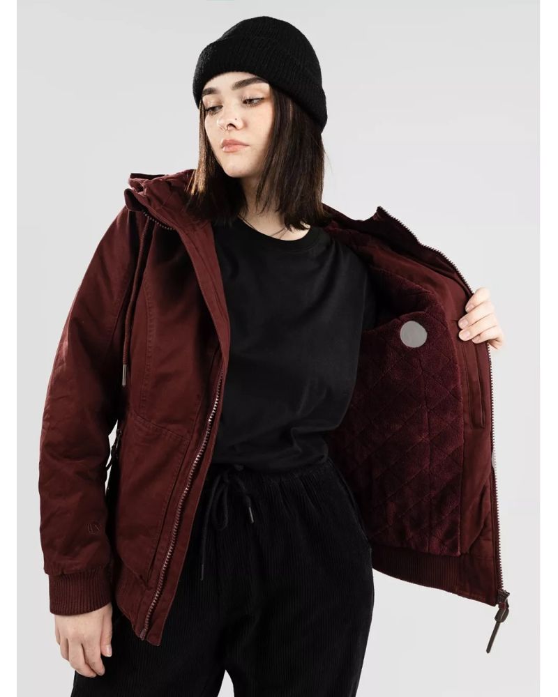 Geaca Iarna Kazane Smoky Port Royale Red