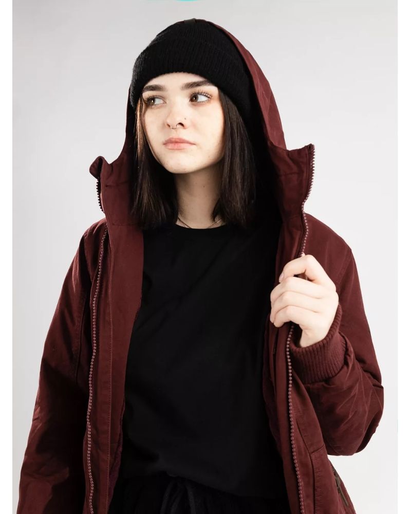 Geaca Iarna Kazane Smoky Port Royale Red