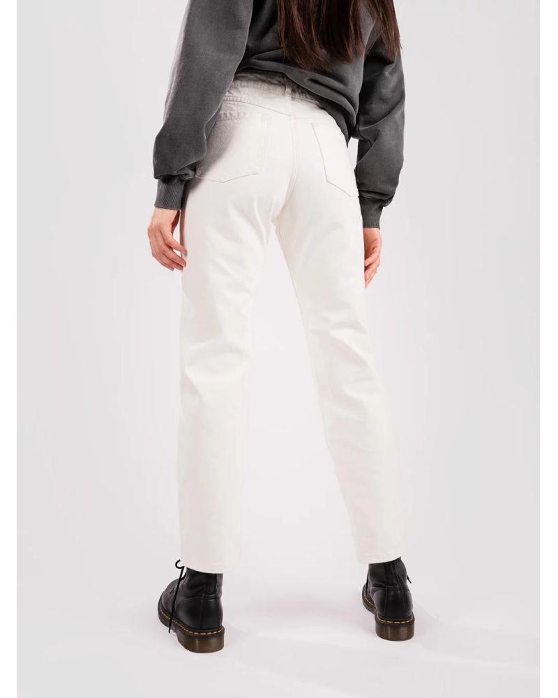 Pantaloni Afends Violet Off White Beige