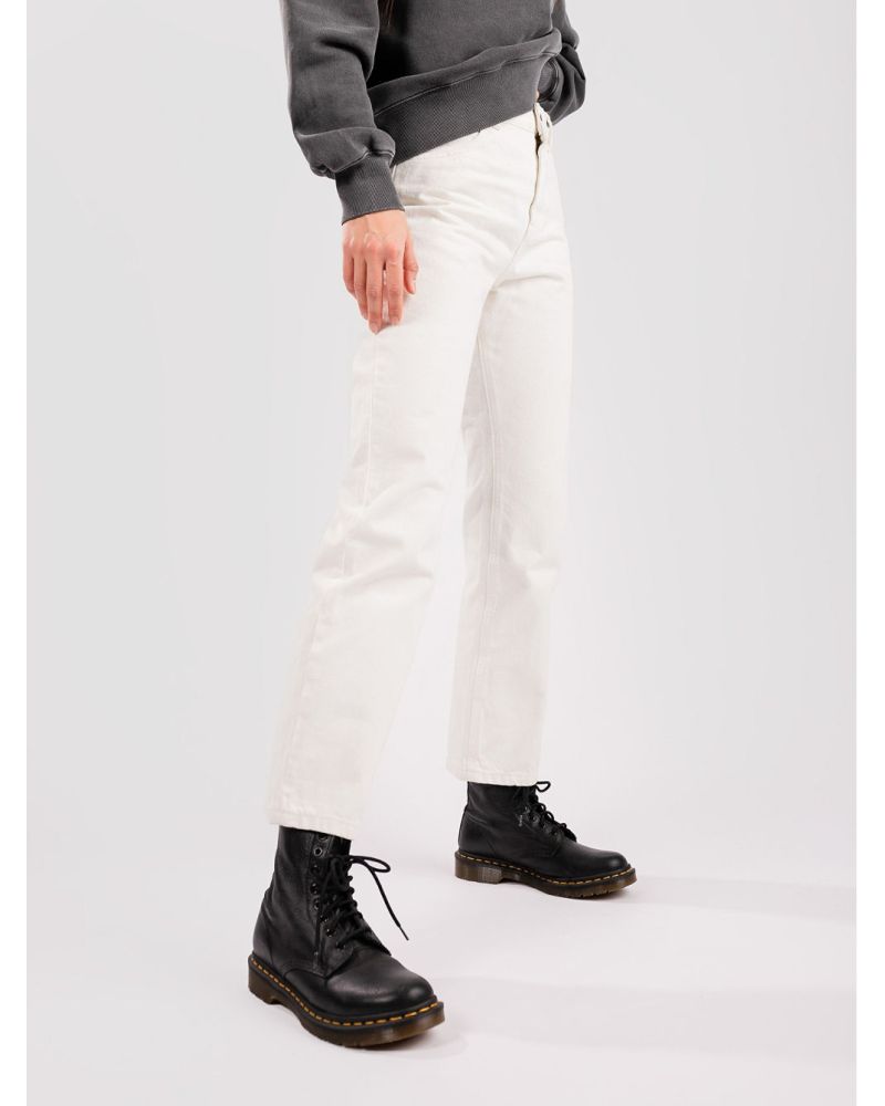 Pantaloni Afends Violet Off White Beige