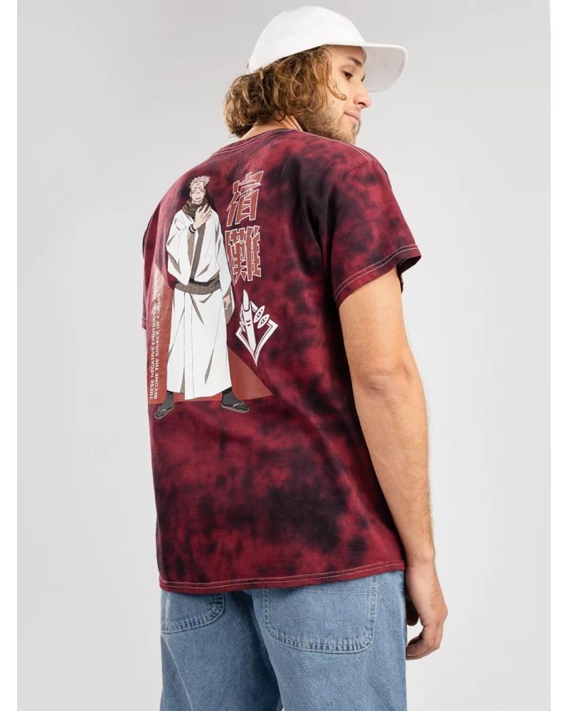 Tricou Episode Jujutsu Kaisen Sukuna Red Tiedye