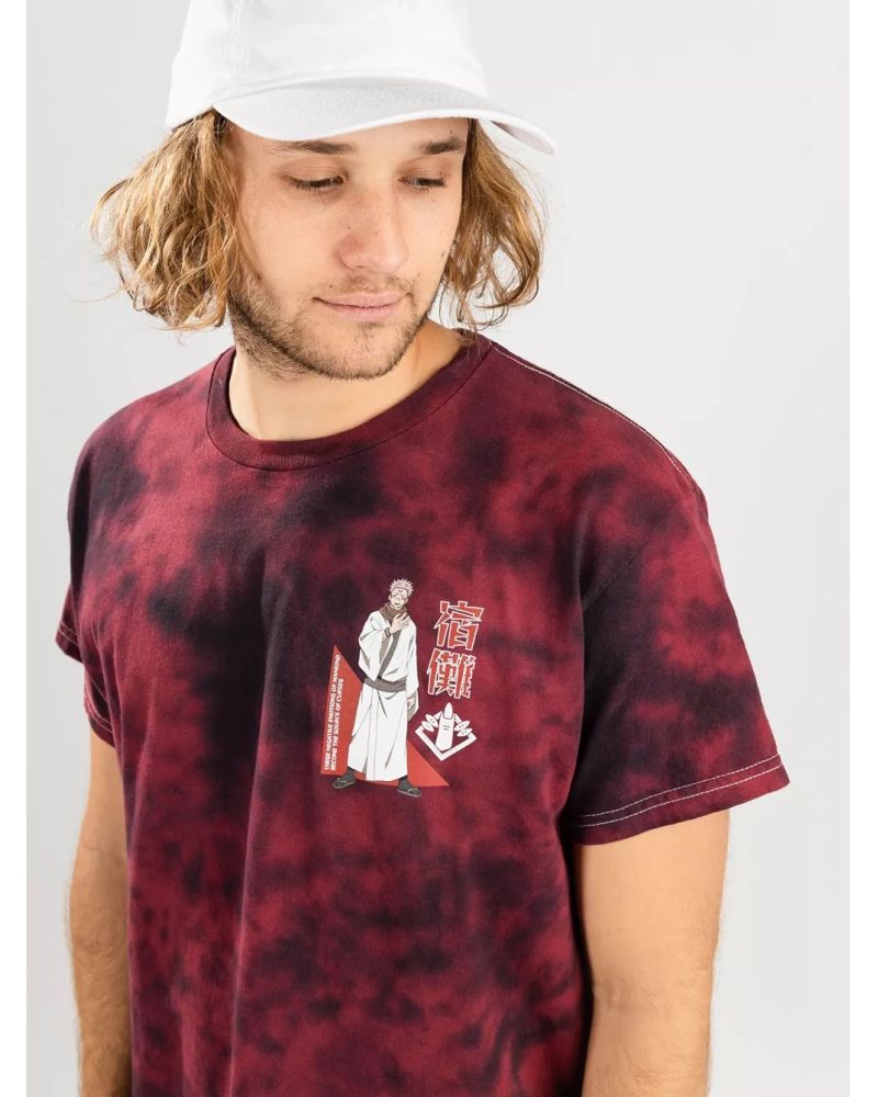 Tricou Episode Jujutsu Kaisen Sukuna Red Tiedye