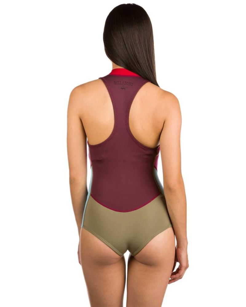Neopren Billabong Sleeveless Springsuit Mulberry