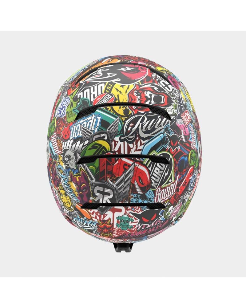 Casca Ski Snowboard Ruroc LITE STICKERBOMB