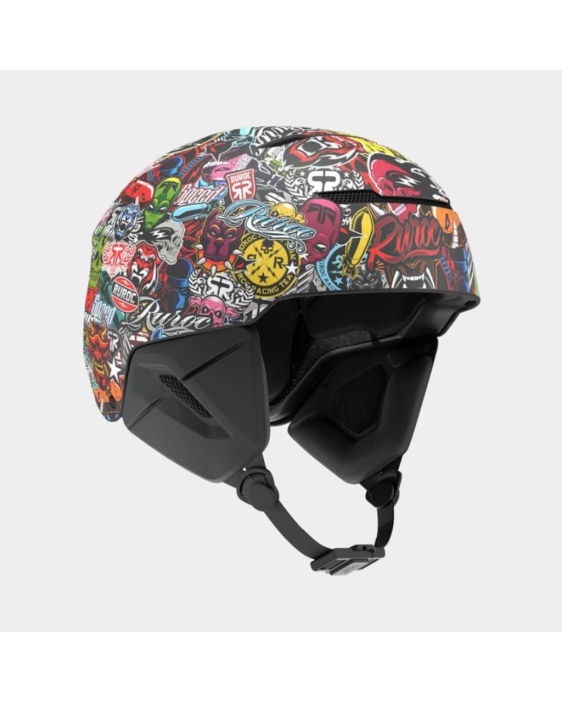 Casca Ski Snowboard Ruroc LITE STICKERBOMB