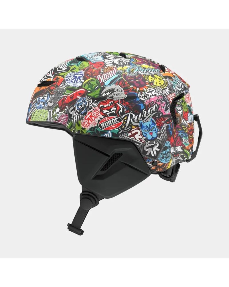 Casca Ski Snowboard Ruroc LITE STICKERBOMB