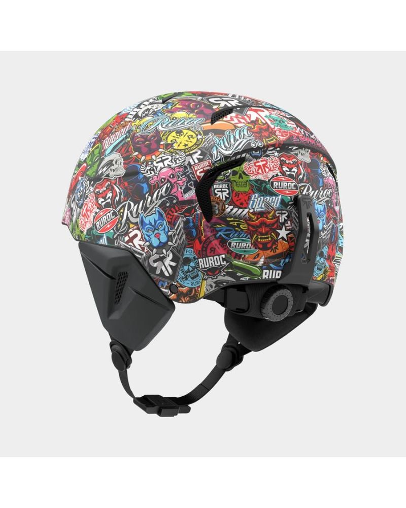 Casca Ski Snowboard Ruroc LITE STICKERBOMB