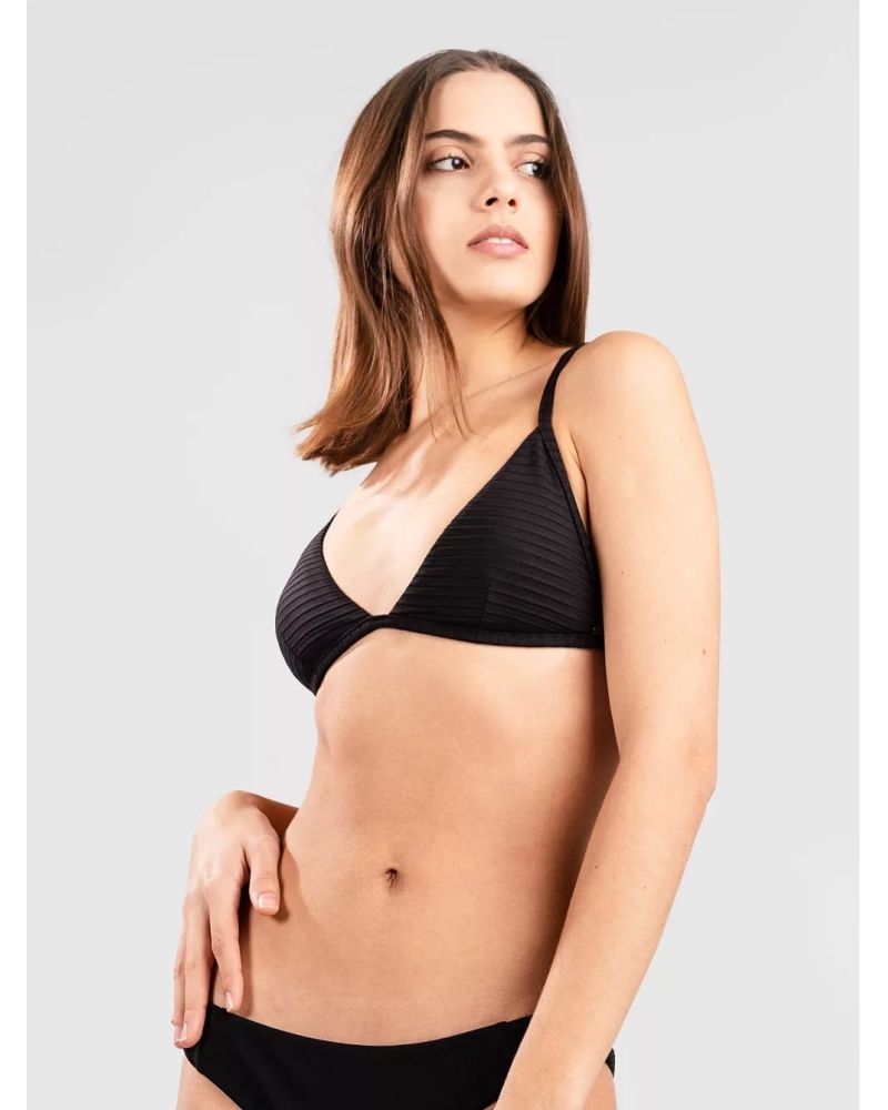 Bikini Top Rip Curl Premium Surf Banded Fixed Tri Black