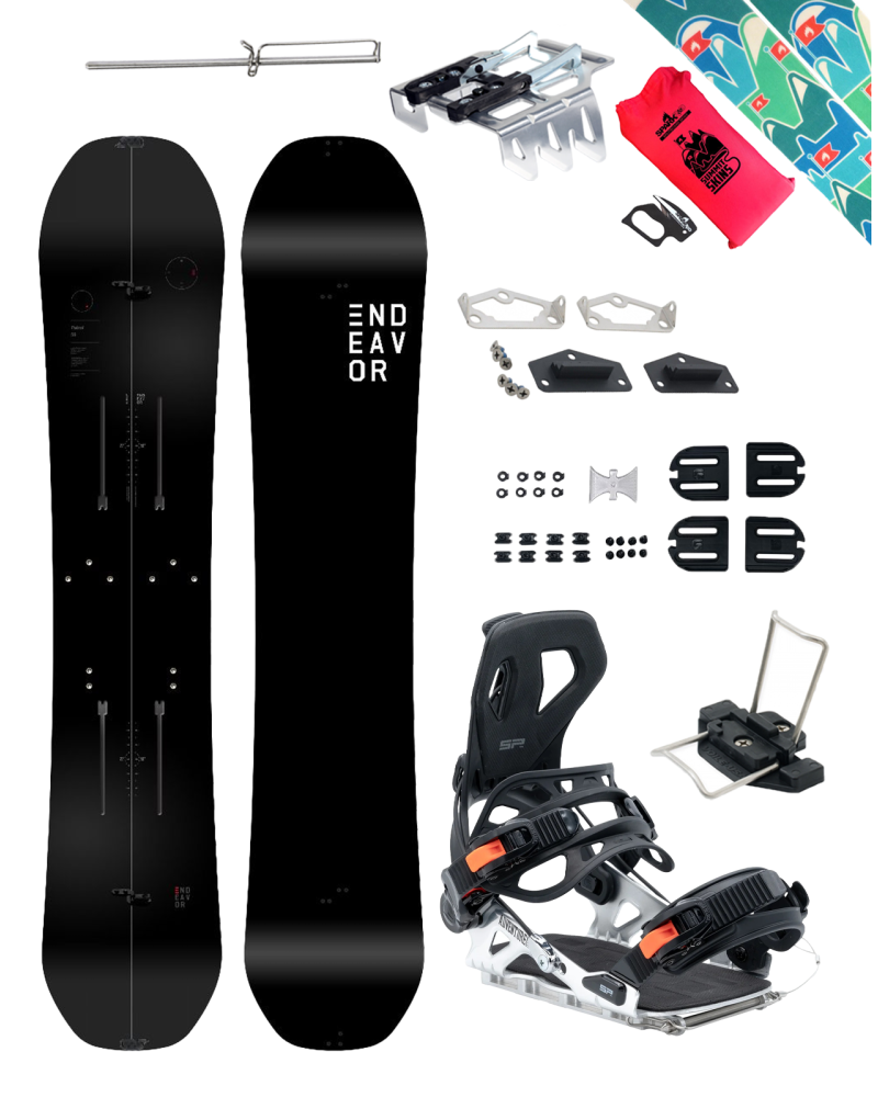PACHET Splitboard Endeavor Patrol Legacy W24 x Legaturi SP-153-Regular