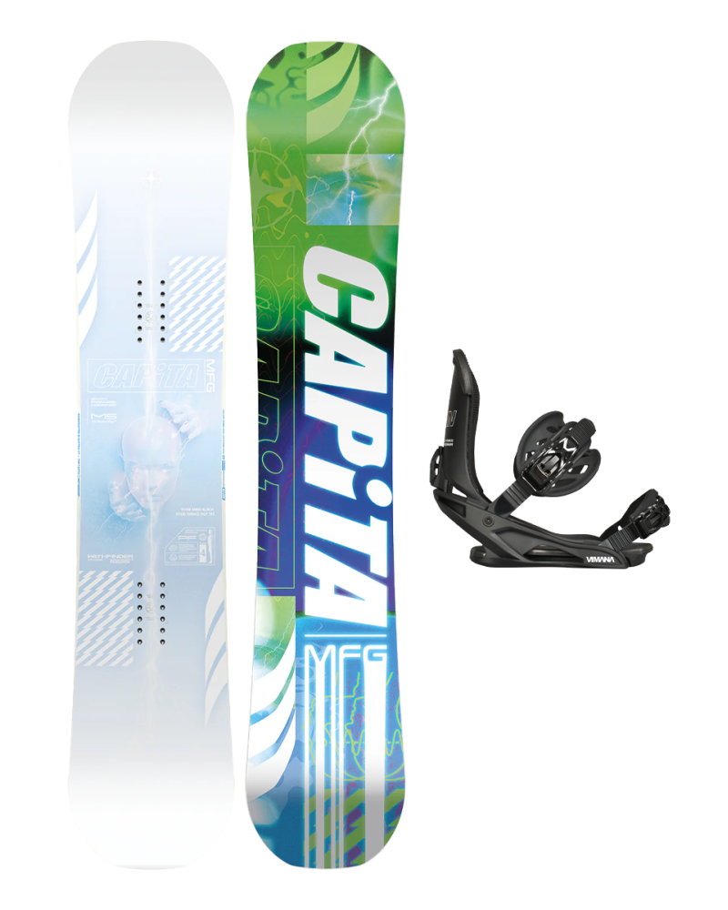 SET CAPiTA PATHFINDER REVERSE CAMBER x Legaturi VIMANA Scando V2