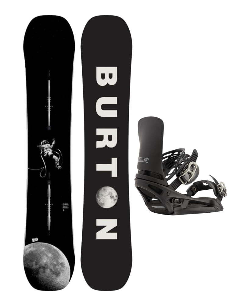 Snowboard Burton PROCESS Flying V x Legaturi Burton Cartel X EST