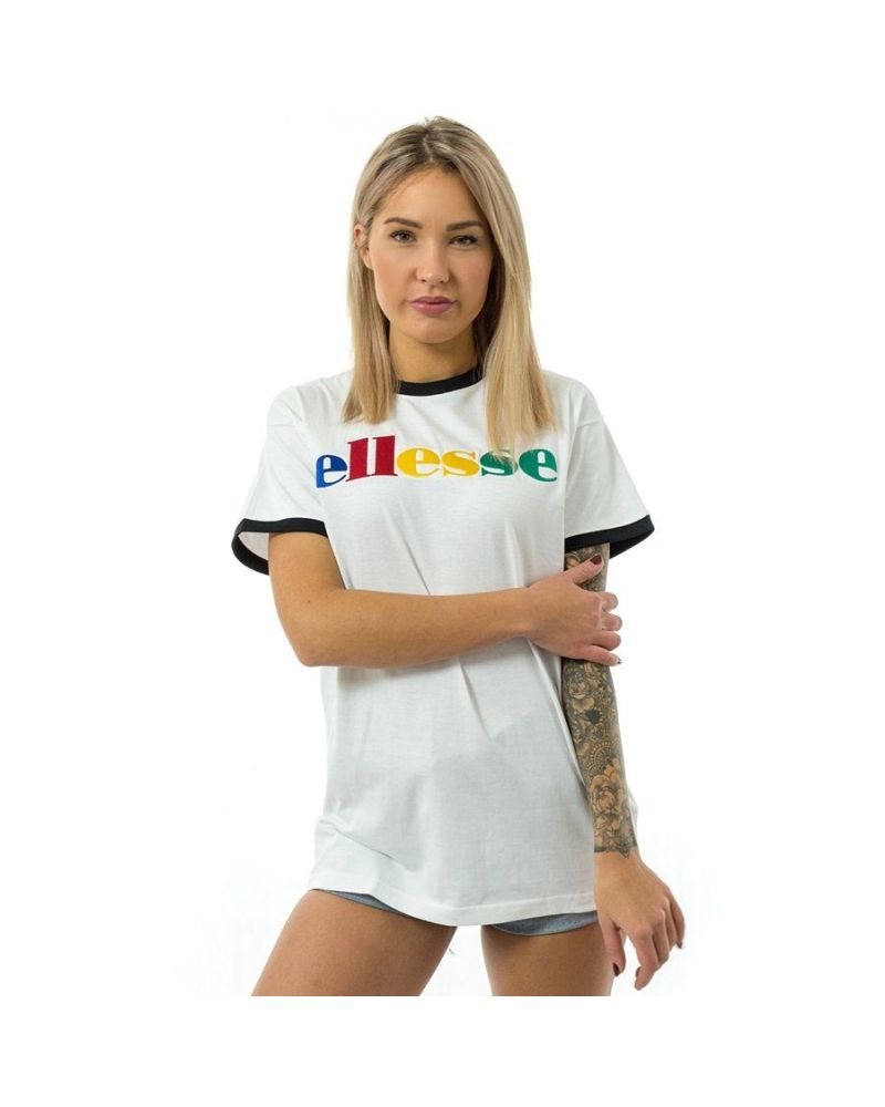 Tricou Ellesse R Multi Logo White