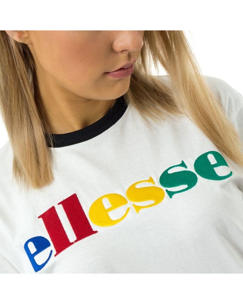 Tricou Ellesse R Multi Logo White