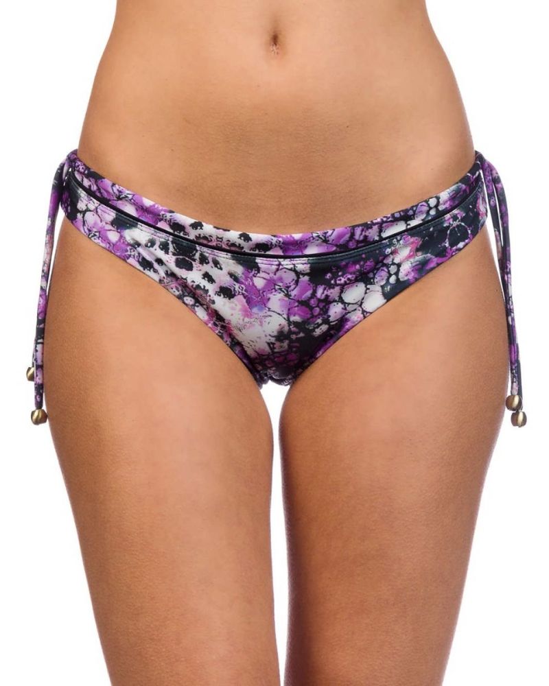 Bikini Salty Bird Nazare Purple Snake Black
