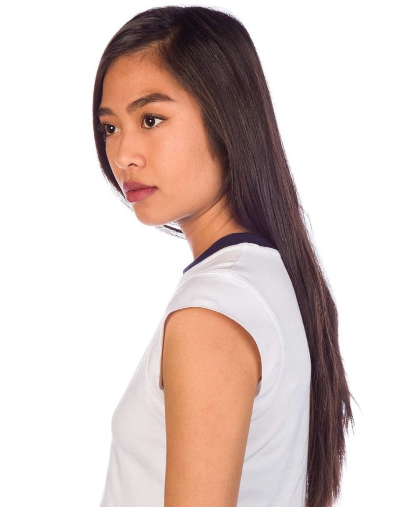 Maiou Fila Archive Crop White