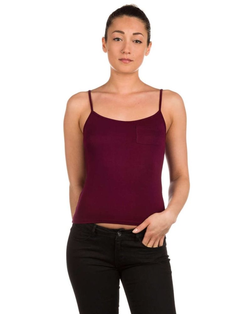 Maiou Zine Rose Tank Top Red