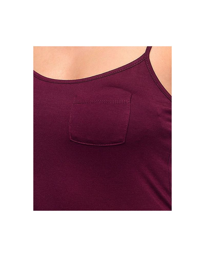 Maiou Zine Rose Tank Top Red