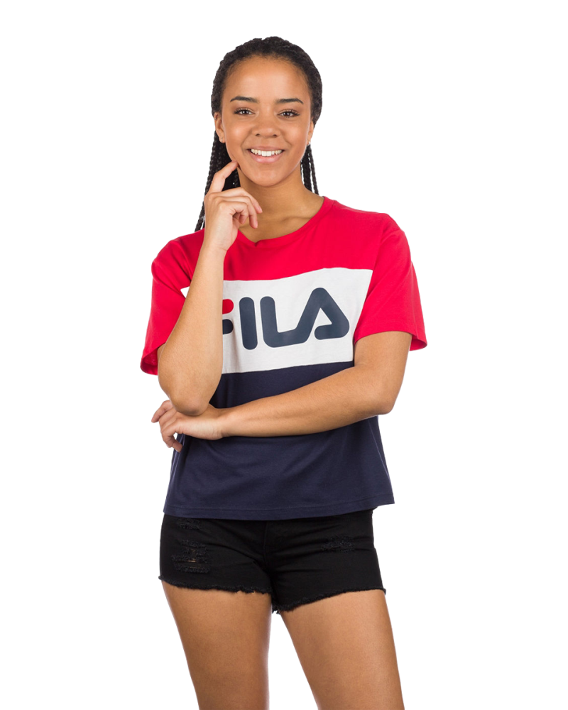 Tricou Fila Allison Black Iris Red White