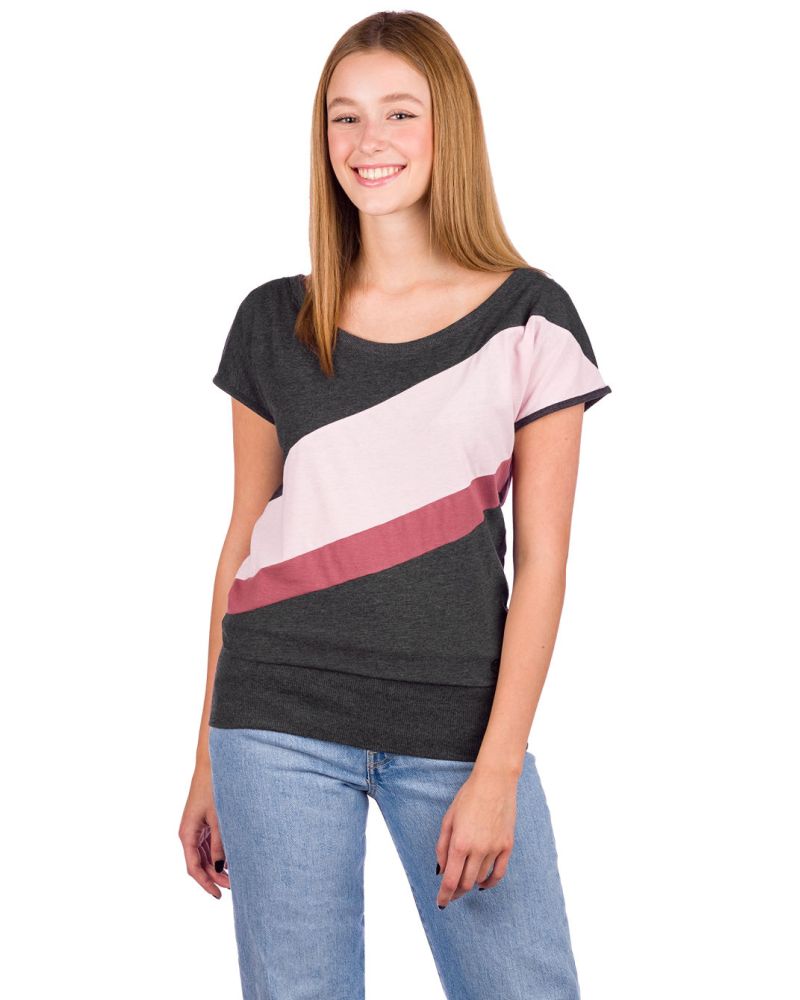 Tricou Kazane Agneth Charcoal Heather Grey Parfait