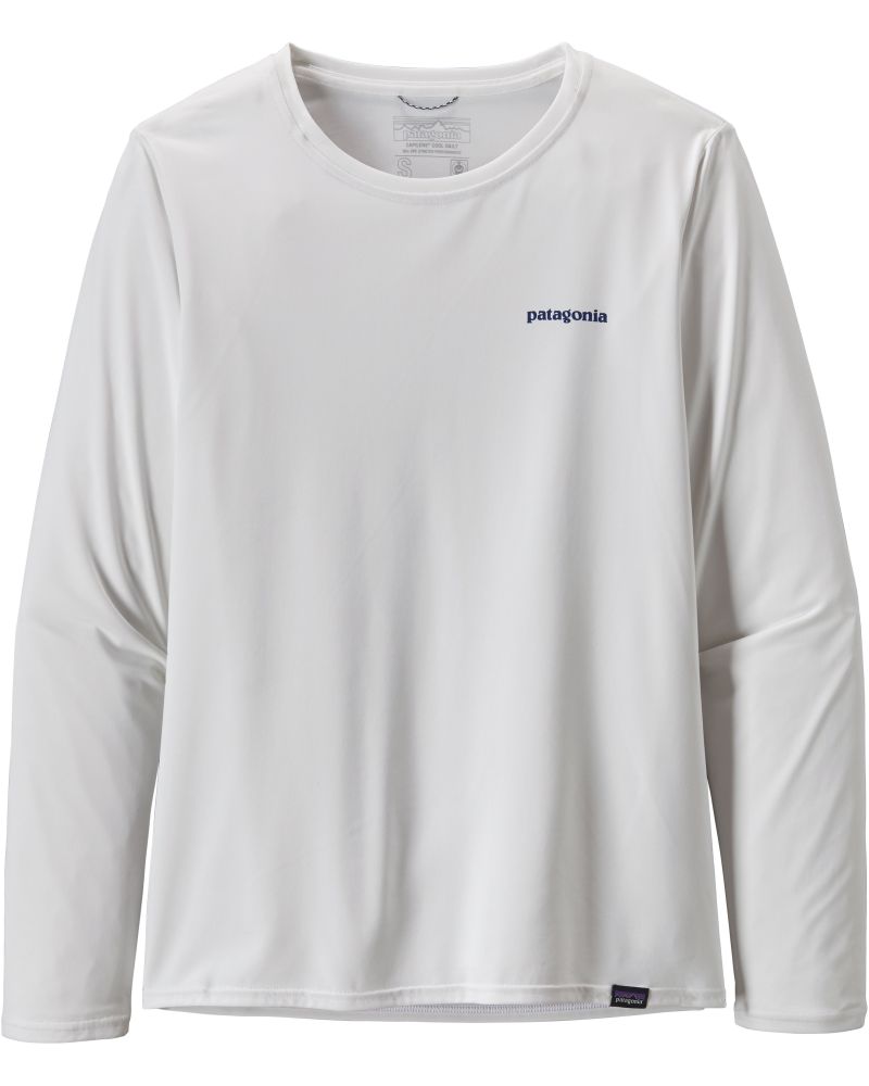 Bluza Lycra Patagonia Daily Graphic Logo White M