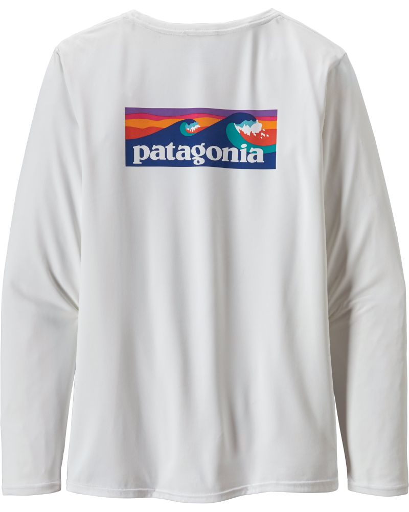 Bluza Lycra Patagonia Daily Graphic Logo White M