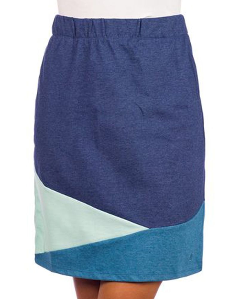 Fusta Kazane Tora Navy Heather Blue Steel Lichen