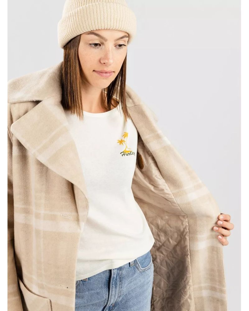 Geaca Iarna Kazane Kristine incense white asparagus