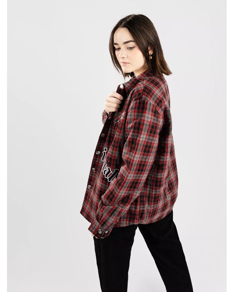 Geaca Iarna Broken Promises Emotional Quilted Flannel Red