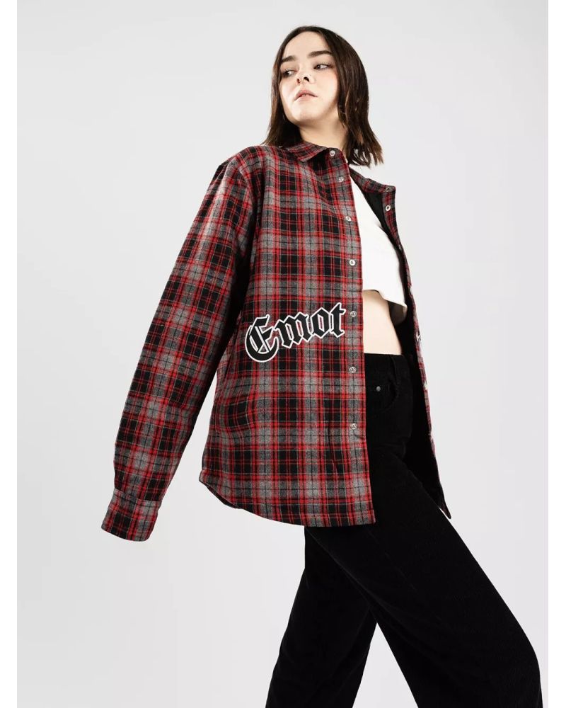 Geaca Iarna Broken Promises Emotional Quilted Flannel Red