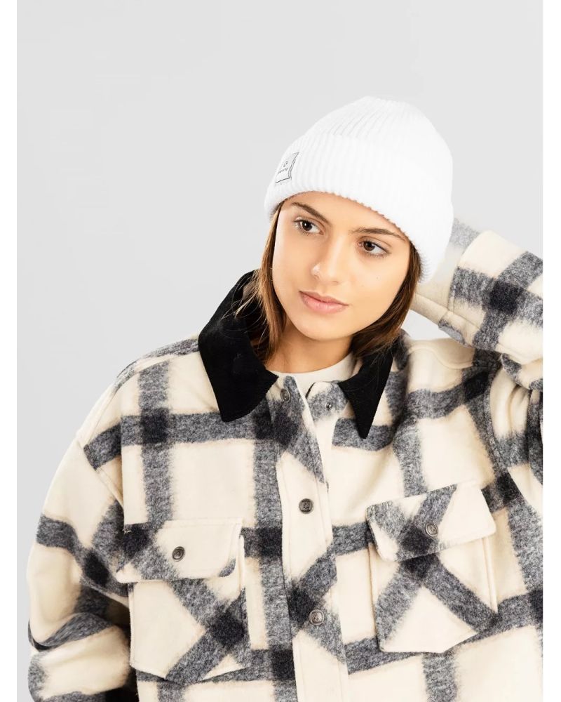 Geaca Iarna Coal Sheila BRown White Plaid