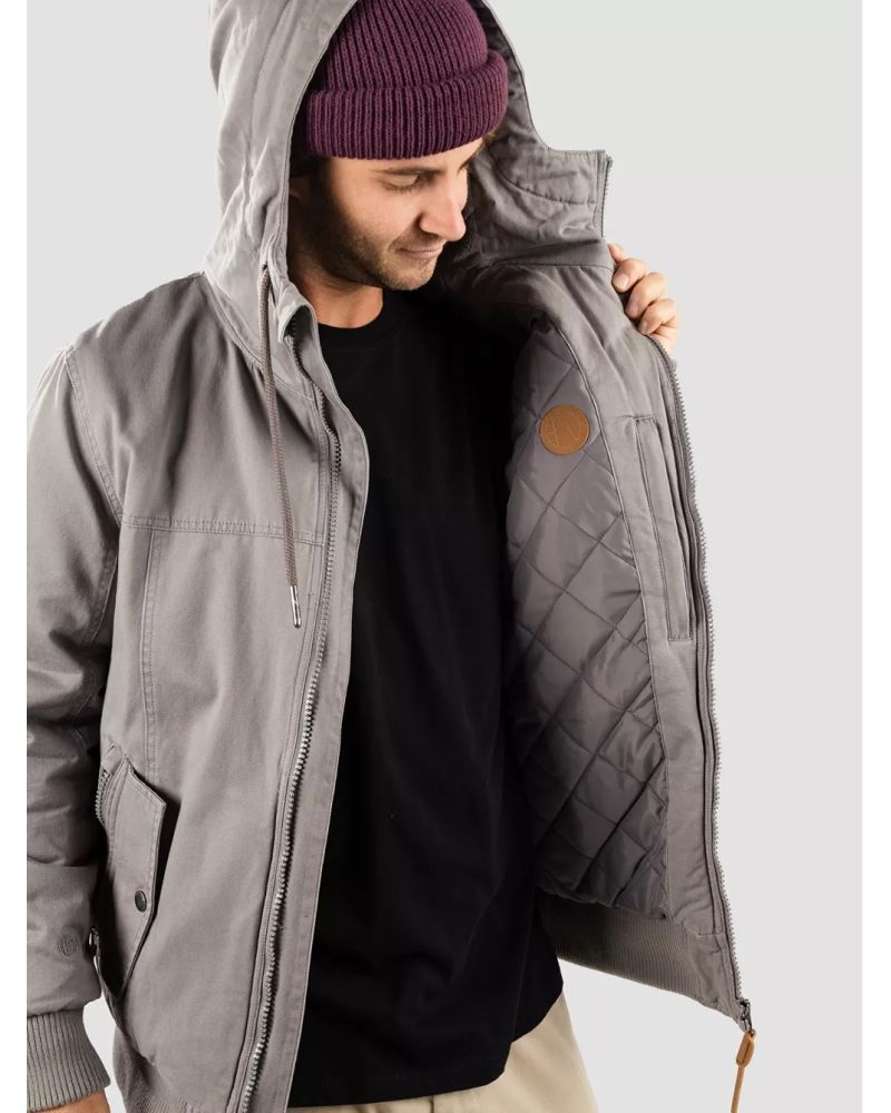 Geaca Iarna Kazane Axel Charcoal Gray