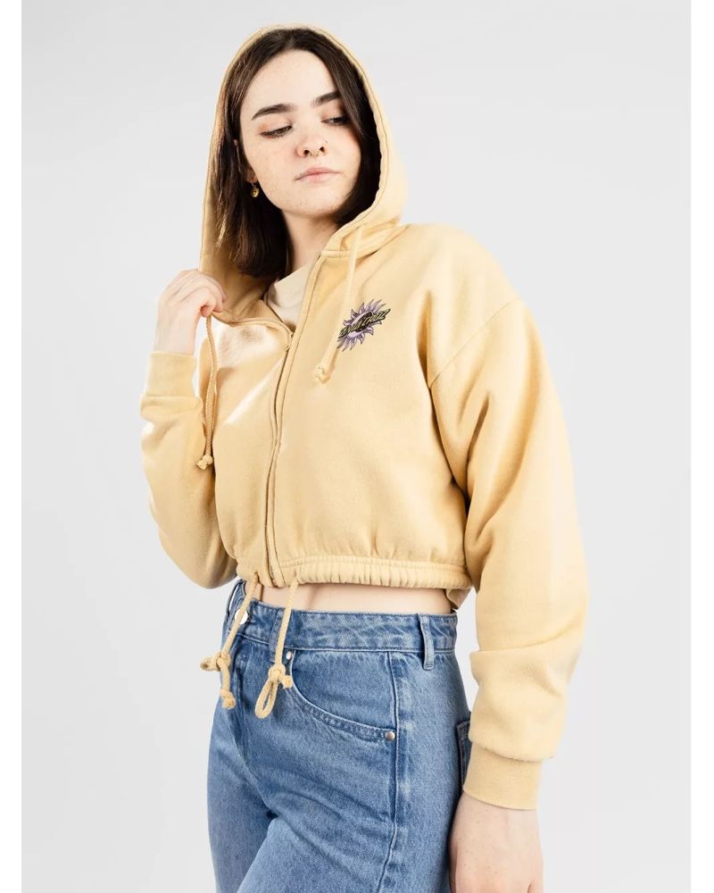 Hanorac Santa Cruz BT Crescent Dot Zip Beige