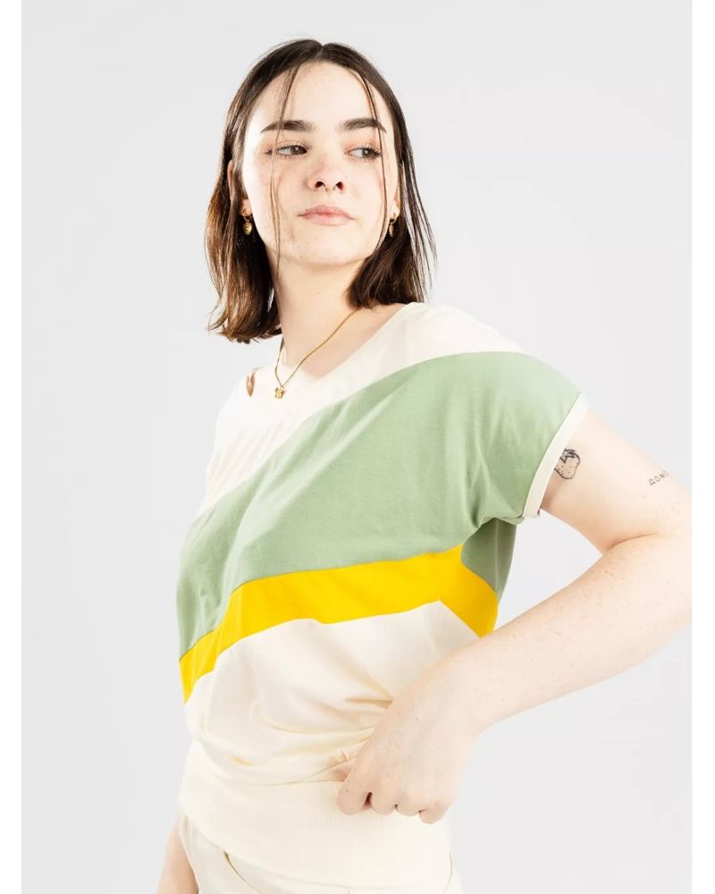 Tricou Kazane Agnetha White Asparagus Basil Hot