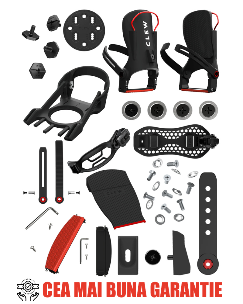 Legaturi Snowboard CLEW Freedom 1.0 Black 2025 L