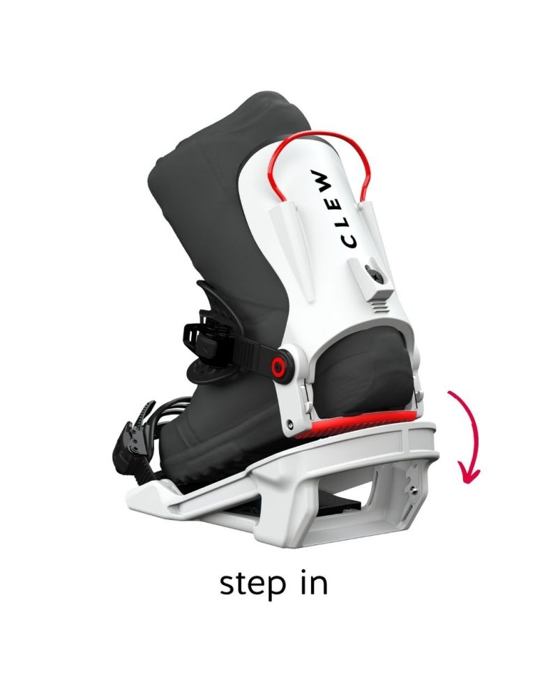 Legaturi Snowboard CLEW Freedom 1.0 White 2025 L