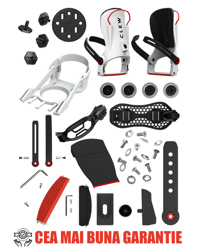 Legaturi Snowboard CLEW Freedom 1.0 White 2025 L