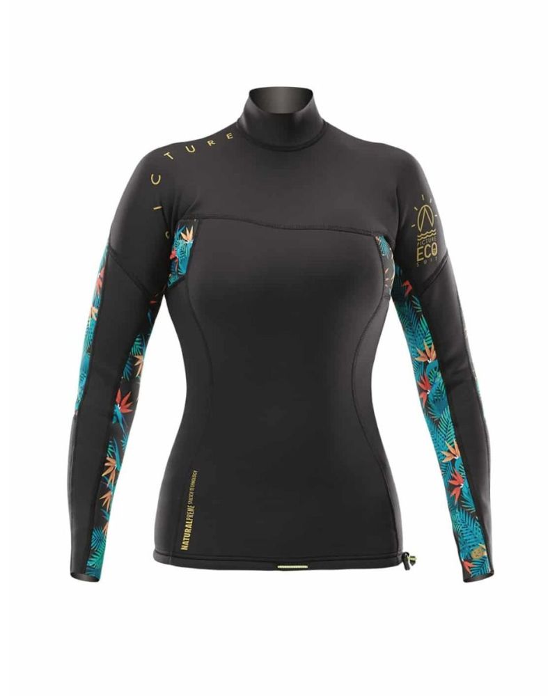 Neopren Picture Savana Lycra Black