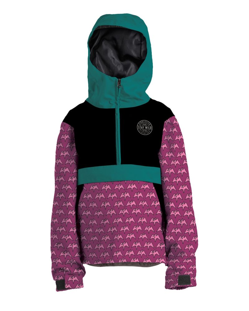 Geaca Snow AIRBLASTER Youth Trenchover Magenta Terry