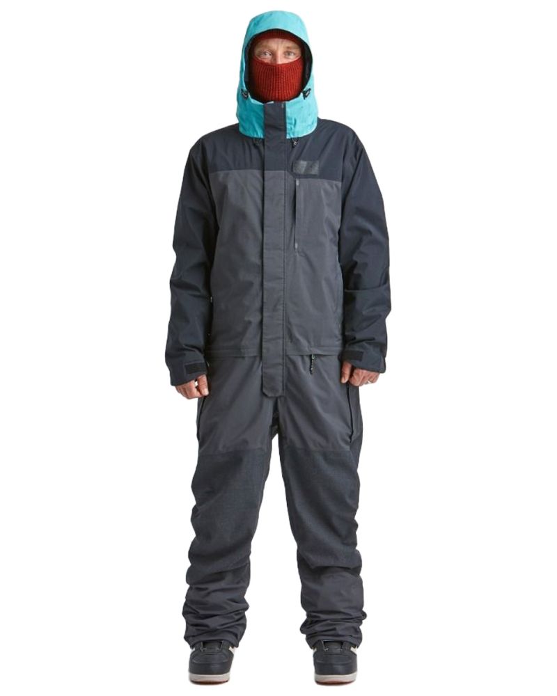 Salopeta Snow AIRBLASTER Sasquatch Suit Black Mineral Limited