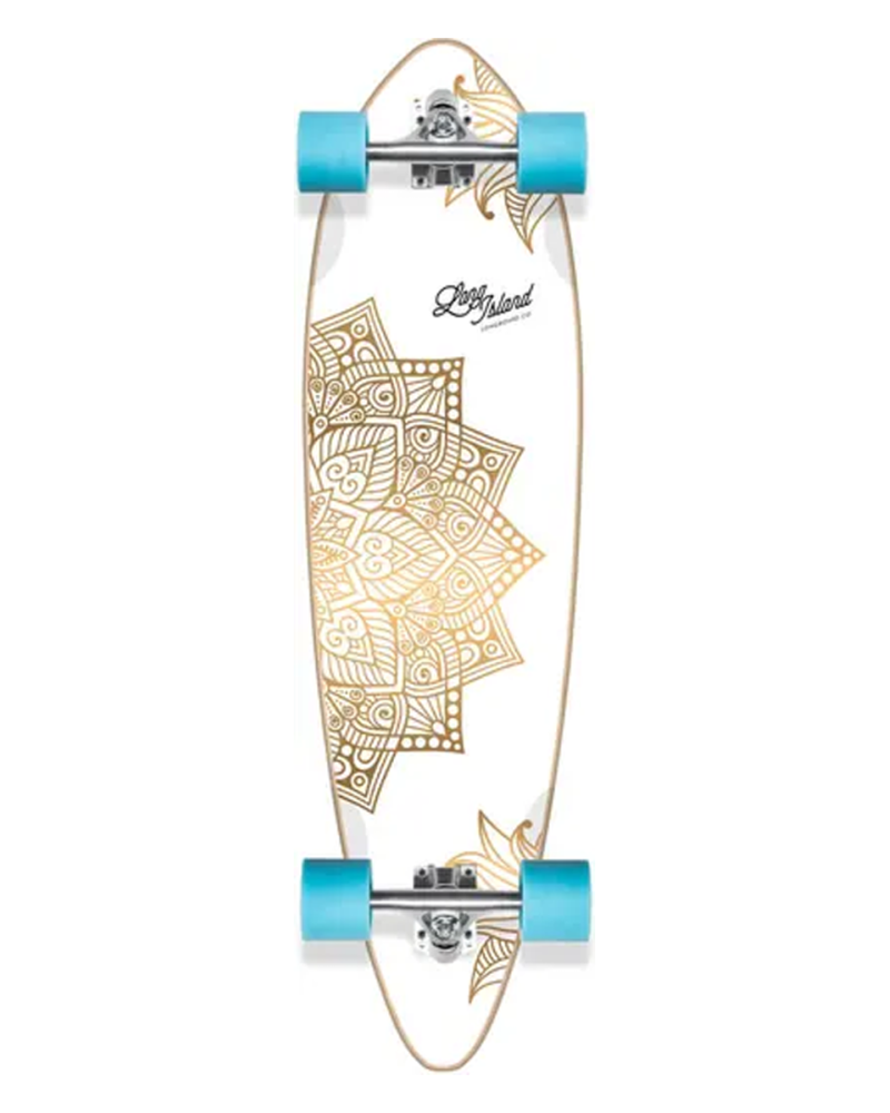 Longboard Complete Long Island Pintail Mandala 36" White