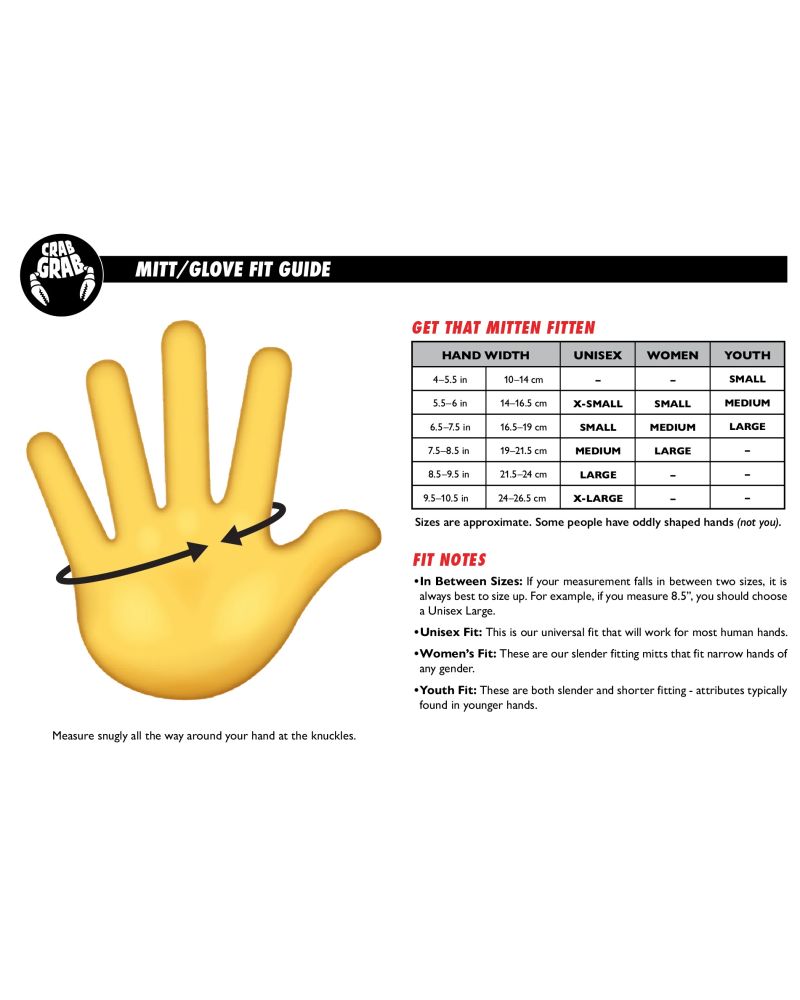 Manusi Snow CRAB GRAB Cinch Glove Mike Rav 2025