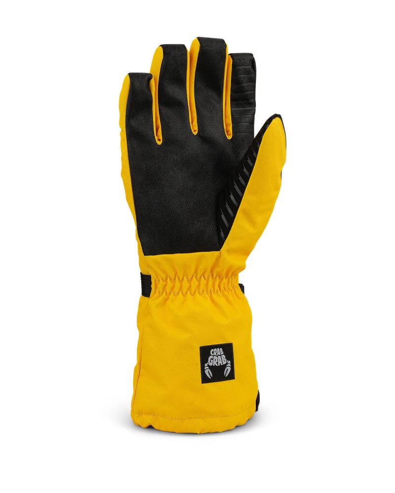 Manusi Snow CRAB GRAB Cinch Glove Vintage Yellow 2025