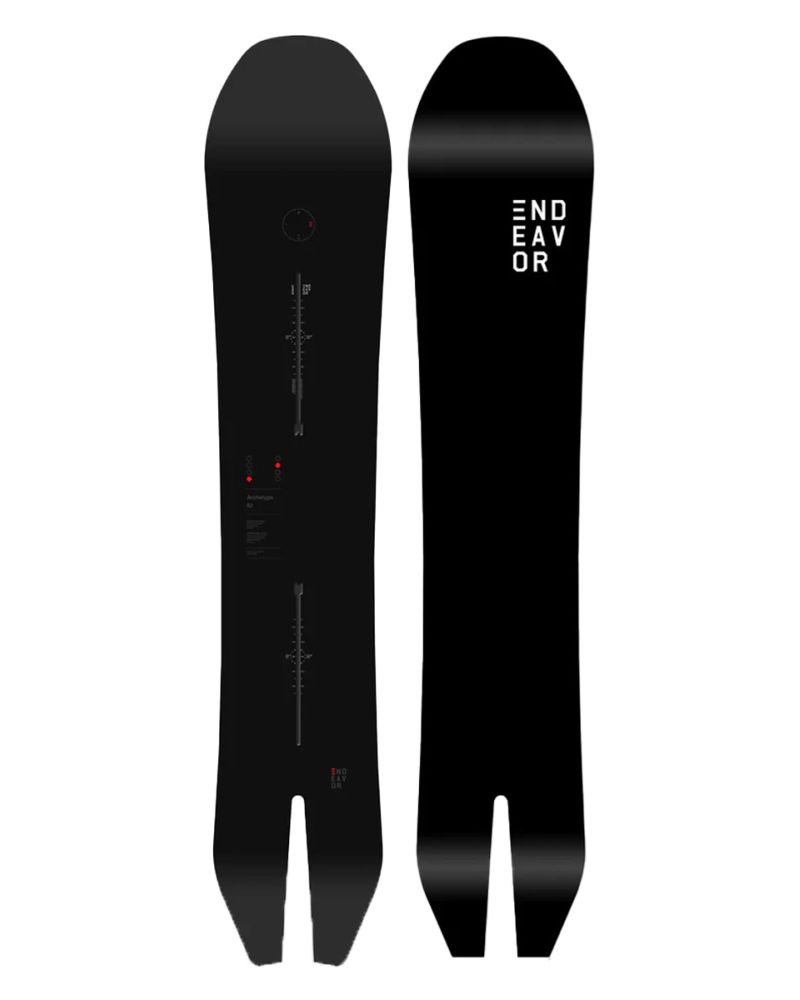 SET Placa Snowboard ENDEAVOR - ARCHETYPE Legacy 162 + Legaturi Snowboard CLEW Freedom 1.0 Black 2025