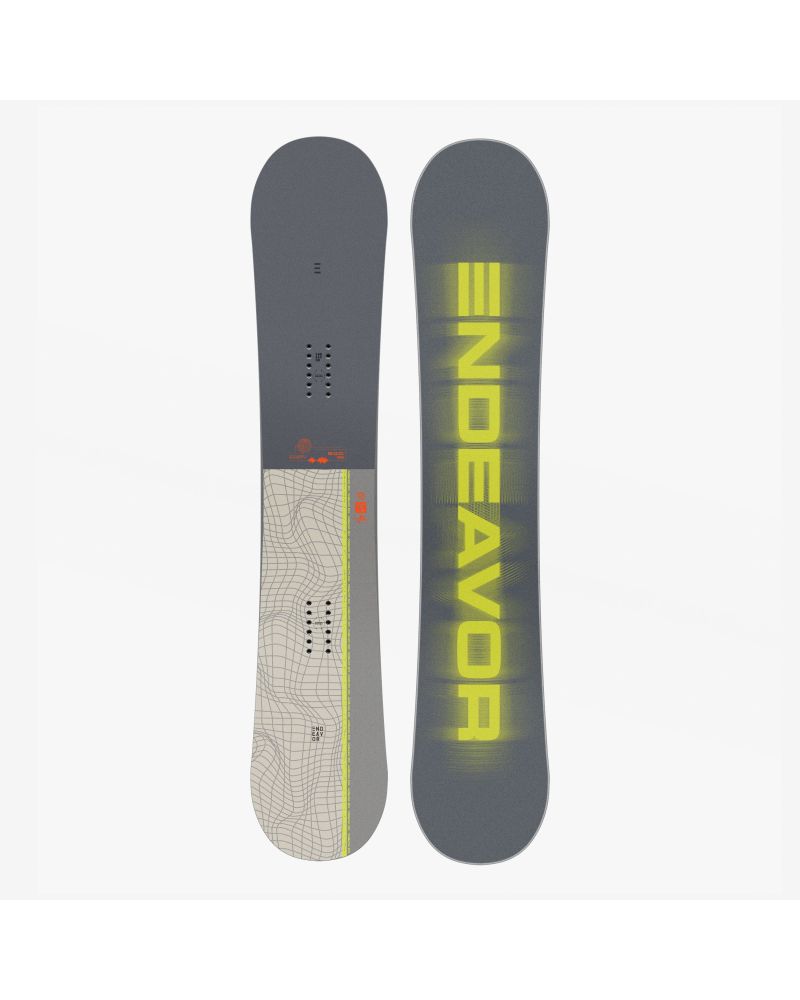 SET Placa Snowboard ENDEAVOR - BOD QSL 2025 157W x Legaturi Snowboard CLEW Freedom 1.0 2025 Black