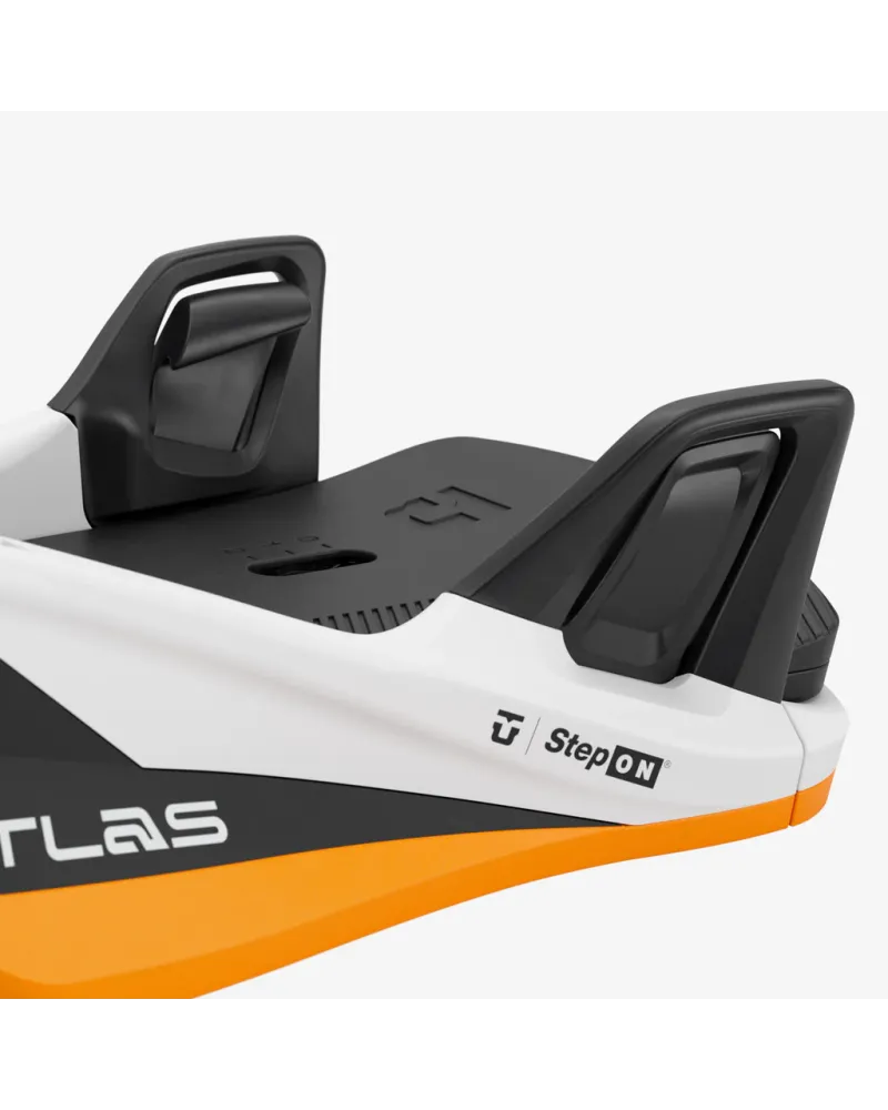 Legaturi Snowboard UNION - ATLAS STEP ON® White Orange
