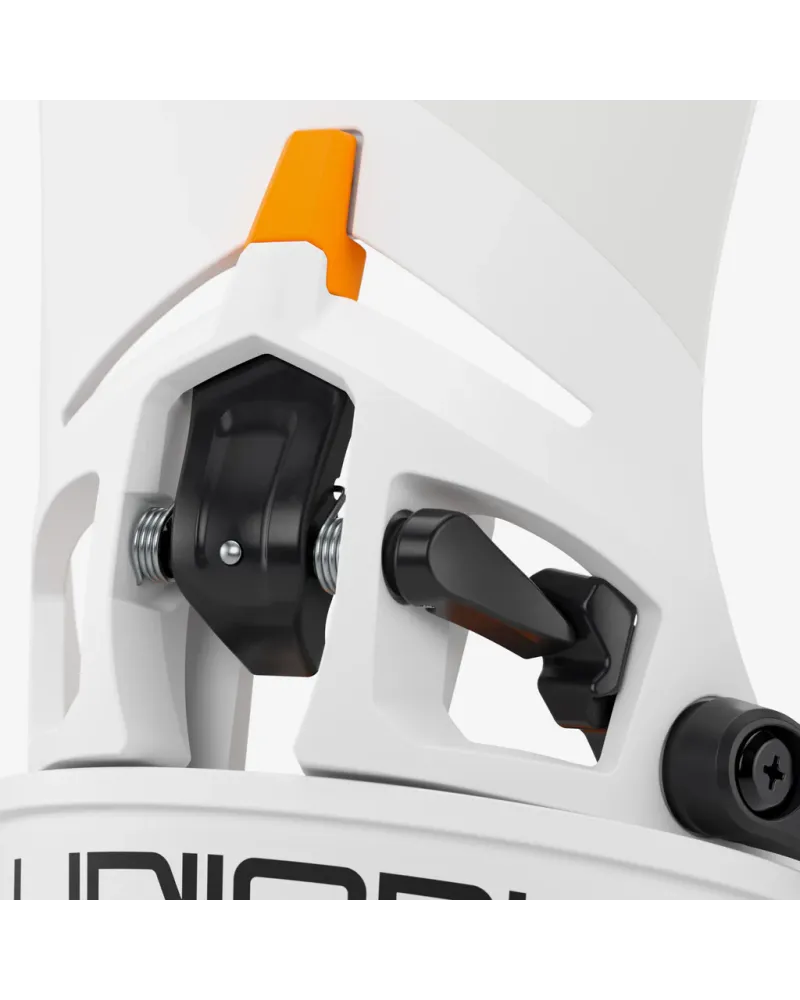 Legaturi Snowboard UNION - ATLAS STEP ON® White Orange