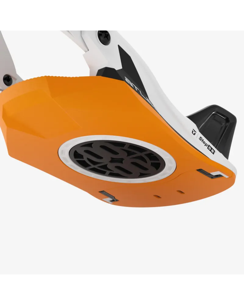 Legaturi Snowboard UNION - ATLAS STEP ON® White Orange