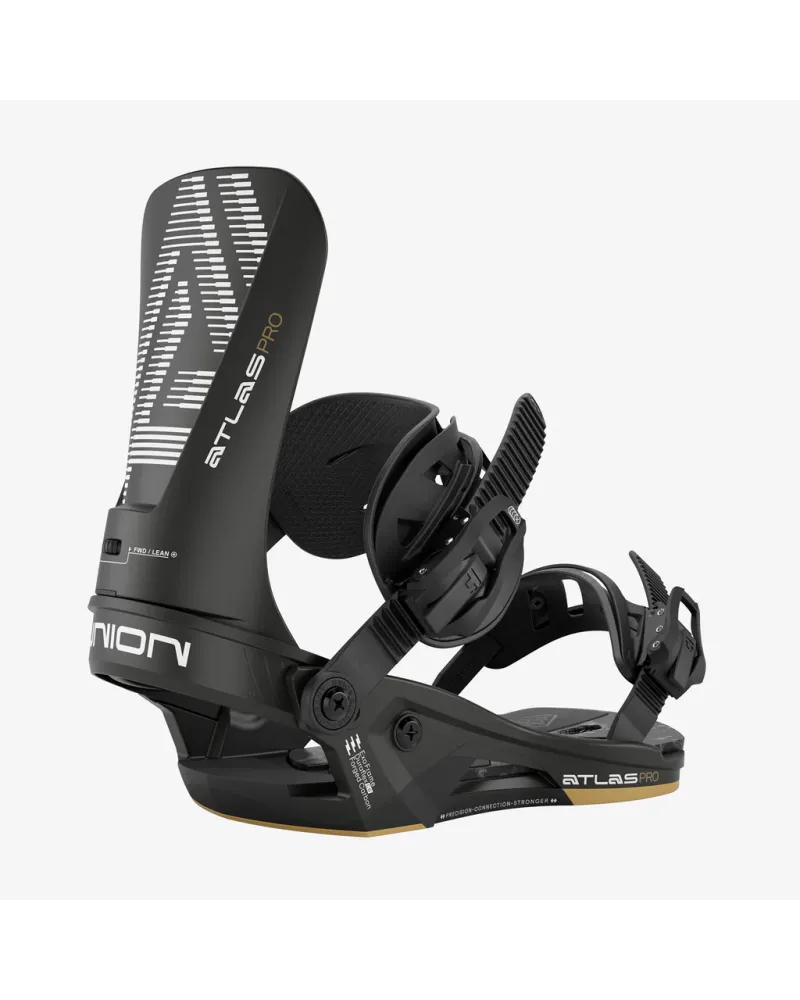 Legaturi Snowboard UNION Men's ATLAS PRO 2026 Metallic Black