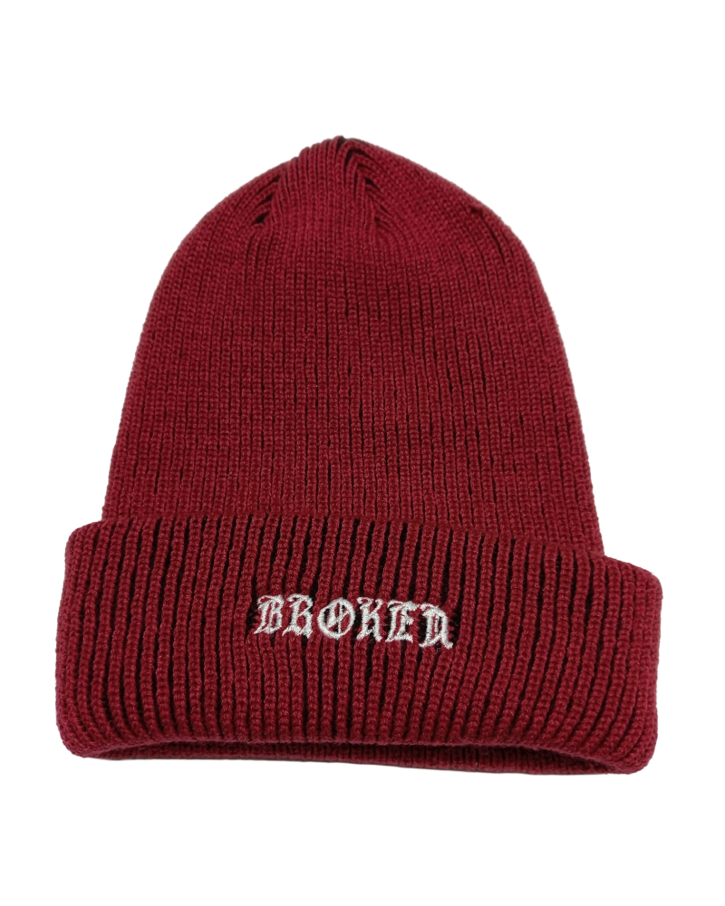 Caciula Broken Promises Cherry Black Pattern